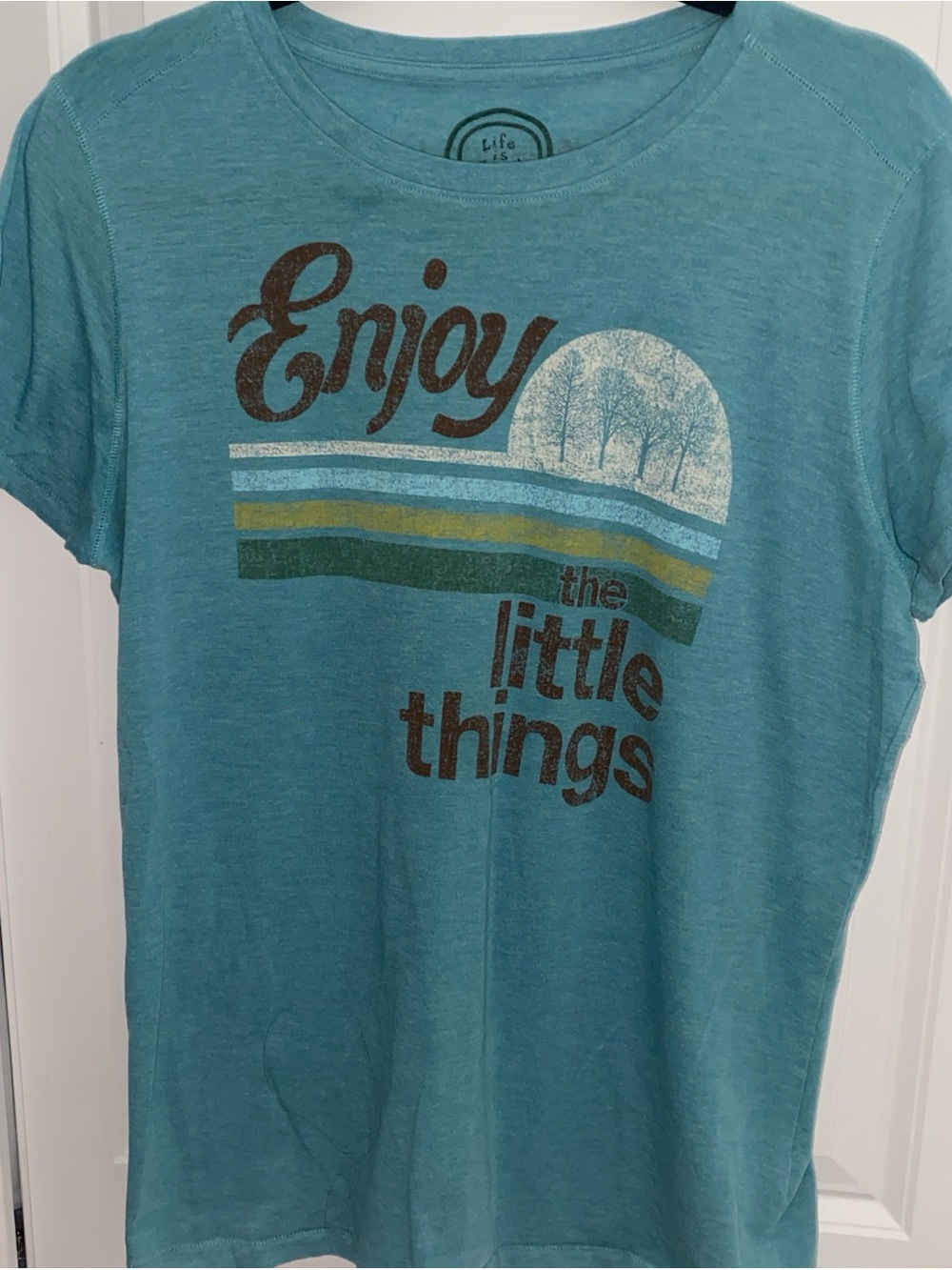 Life Is Good Women’s Large T-Shirt Enjoy The Little Things